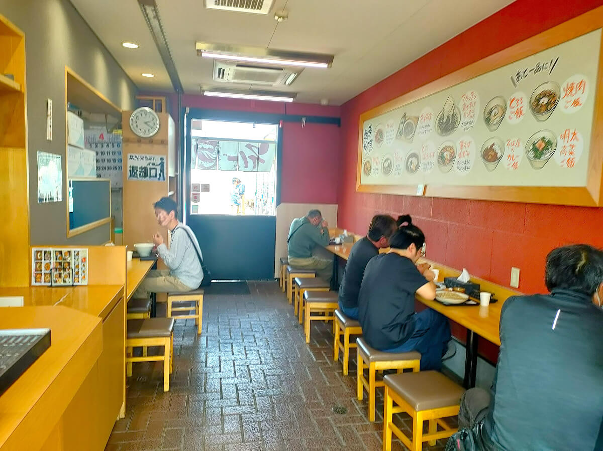 道の駅 富士(下り) 海老そば屋 店内