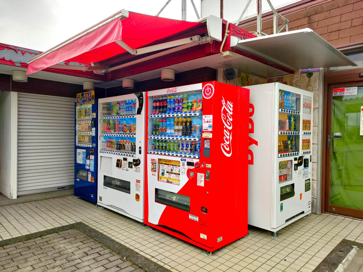 駒門パーキングエリア(上り) 自動販売機