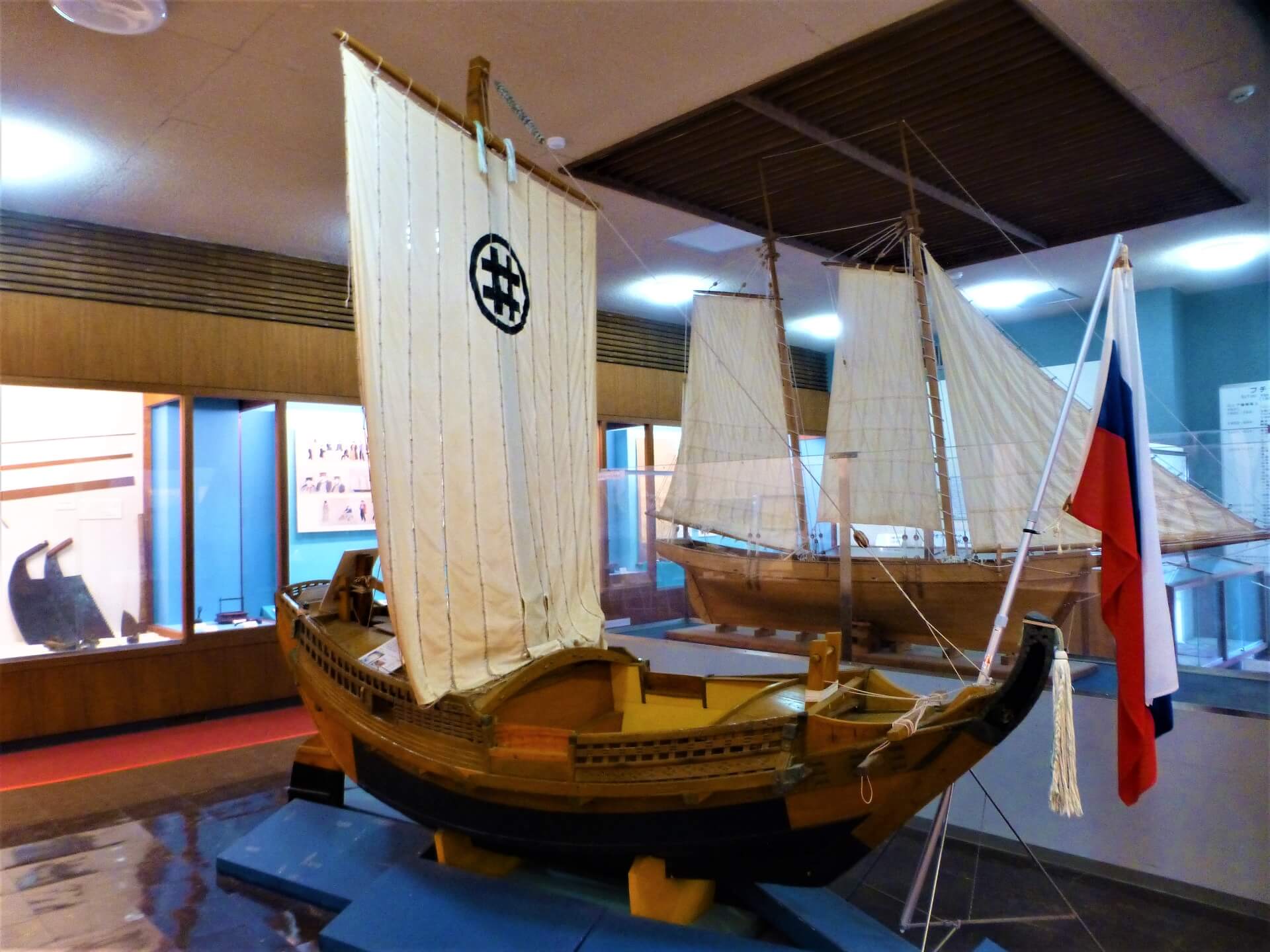 弁才船の模型