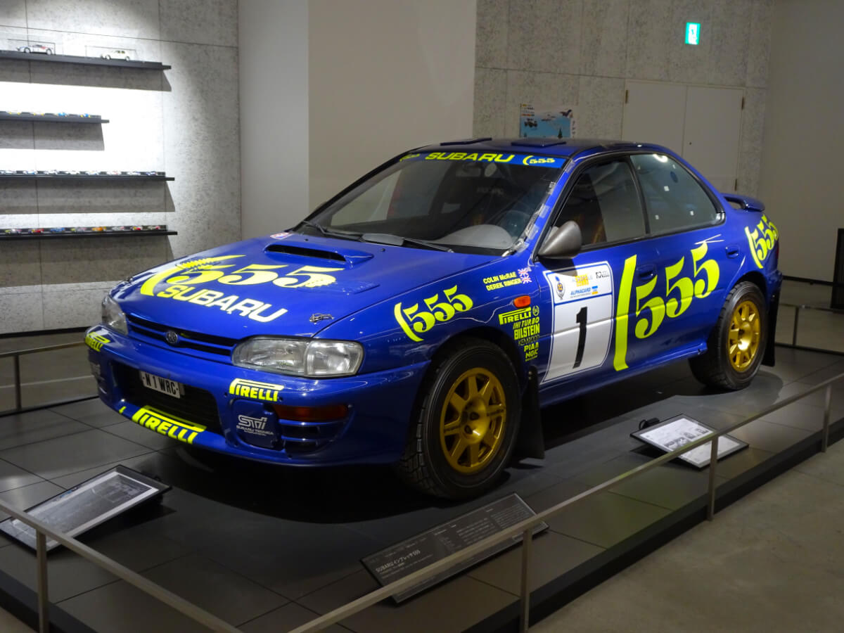 富士モータースポーツミュージアム SUBARUインプレッサ555